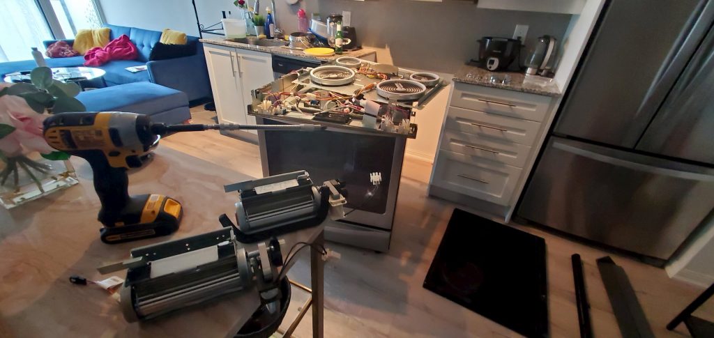 LG stove repair